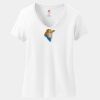 Women's Perfect T Cotton V Neck T Shirt Thumbnail