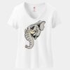 Women's Perfect T Cotton V Neck T Shirt Thumbnail