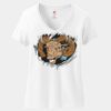 Women's Perfect T Cotton V Neck T Shirt Thumbnail