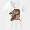 Women's Perfect T Cotton V Neck T Shirt Thumbnail