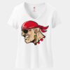 Women's Perfect T Cotton V Neck T Shirt Thumbnail