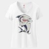 Women's Perfect T Cotton V Neck T Shirt Thumbnail
