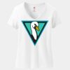Women's Perfect T Cotton V Neck T Shirt Thumbnail