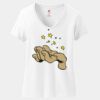 Women's Perfect T Cotton V Neck T Shirt Thumbnail