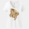 Women's Perfect T Cotton V Neck T Shirt Thumbnail