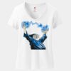 Women's Perfect T Cotton V Neck T Shirt Thumbnail