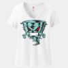 Women's Perfect T Cotton V Neck T Shirt Thumbnail
