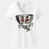 Women's Perfect T Cotton V Neck T Shirt Thumbnail