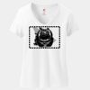 Women's Perfect T Cotton V Neck T Shirt Thumbnail