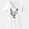 Women's Perfect T Cotton V Neck T Shirt Thumbnail