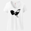 Ladies Perfect T Cotton V Neck T Shirt Thumbnail