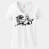 Ladies Perfect T Cotton V Neck T Shirt Thumbnail