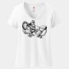 Women's Perfect T Cotton V Neck T Shirt Thumbnail