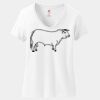 Women's Perfect T Cotton V Neck T Shirt Thumbnail