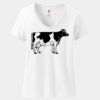 Ladies Perfect T Cotton V Neck T Shirt Thumbnail