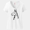 Ladies Perfect T Cotton V Neck T Shirt Thumbnail