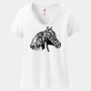 Women's Perfect T Cotton V Neck T Shirt Thumbnail