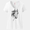Women's Perfect T Cotton V Neck T Shirt Thumbnail