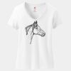 Women's Perfect T Cotton V Neck T Shirt Thumbnail