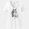 Women's Perfect T Cotton V Neck T Shirt Thumbnail