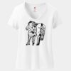 Women's Perfect T Cotton V Neck T Shirt Thumbnail