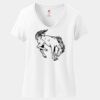 Women's Perfect T Cotton V Neck T Shirt Thumbnail