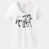 Women's Perfect T Cotton V Neck T Shirt Thumbnail