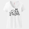 Women's Perfect T Cotton V Neck T Shirt Thumbnail