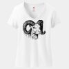 Women's Perfect T Cotton V Neck T Shirt Thumbnail