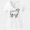 Women's Perfect T Cotton V Neck T Shirt Thumbnail