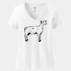 Women's Perfect T Cotton V Neck T Shirt Thumbnail