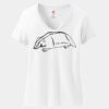Women's Perfect T Cotton V Neck T Shirt Thumbnail