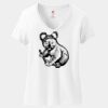 Women's Perfect T Cotton V Neck T Shirt Thumbnail