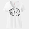 Women's Perfect T Cotton V Neck T Shirt Thumbnail