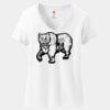 Women's Perfect T Cotton V Neck T Shirt Thumbnail