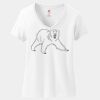 Women's Perfect T Cotton V Neck T Shirt Thumbnail