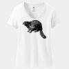 Women's Perfect T Cotton V Neck T Shirt Thumbnail