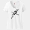 Women's Perfect T Cotton V Neck T Shirt Thumbnail