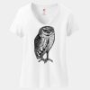 Ladies Perfect T Cotton V Neck T Shirt Thumbnail