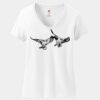 Women's Perfect T Cotton V Neck T Shirt Thumbnail
