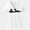 Women's Perfect T Cotton V Neck T Shirt Thumbnail
