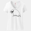 Women's Perfect T Cotton V Neck T Shirt Thumbnail