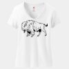 Women's Perfect T Cotton V Neck T Shirt Thumbnail