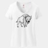 Women's Perfect T Cotton V Neck T Shirt Thumbnail