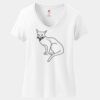 Women's Perfect T Cotton V Neck T Shirt Thumbnail