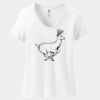 Women's Perfect T Cotton V Neck T Shirt Thumbnail