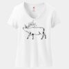Women's Perfect T Cotton V Neck T Shirt Thumbnail