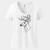 Women's Perfect T Cotton V Neck T Shirt Thumbnail