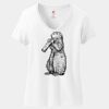Women's Perfect T Cotton V Neck T Shirt Thumbnail