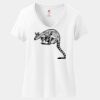 Women's Perfect T Cotton V Neck T Shirt Thumbnail